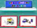 Igra Lego Tovorna Vozila Barvanje spletu