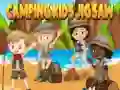 Igra Otroški puzzle o kampiranju spletu