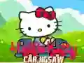 Igra Puzzle Avto Hello Kitty spletu Igra Puzzle Avto Hello Kitty spletu