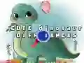 Igra Ljubki Dinosavri: Razlike spletu Igra Ljubki Dinosavri: Razlike spletu