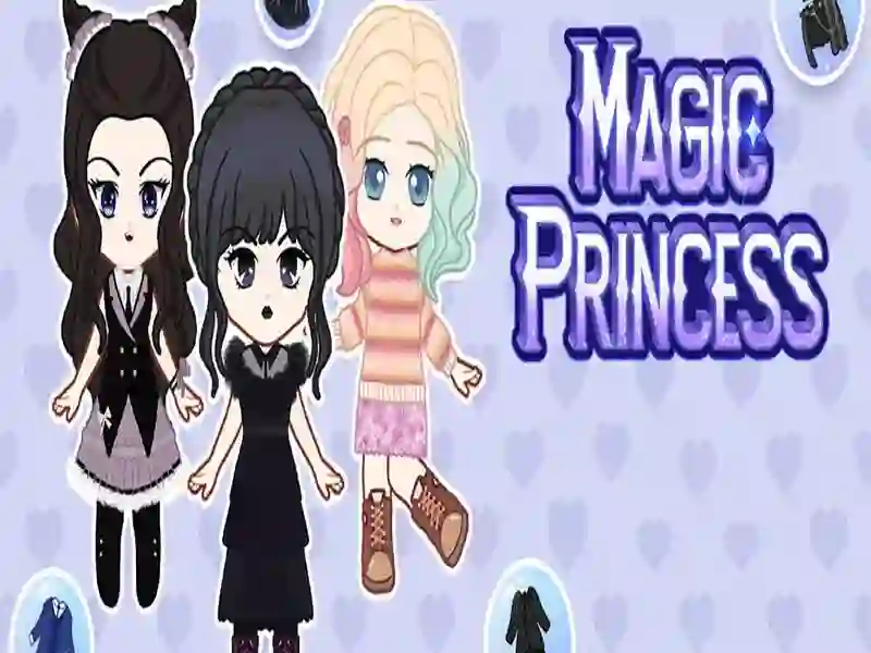 Igra Čarobna princesa: oblečemo lutko spletu