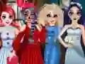 Igra Priprava na Halloweensko zabavo princeske spletu Igra Priprava na Halloweensko zabavo princeske spletu