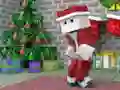 Igra MineCraft Božični Sestavljanka spletu Igra MineCraft Božični Sestavljanka spletu