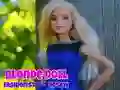 Igra Sestavljanka v slogu modne punčke blond spletu Igra Sestavljanka v slogu modne punčke blond spletu