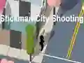 Igra Streljanje v Stickman mestu spletu