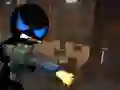 Igra Stickman Oplojen Morilec Hladna Prostor spletu