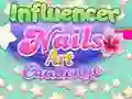 Igra Izziv za Umetnost Nohtov Influencer spletu