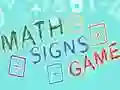 Igra Igra Matematični Znaki spletu Igra Igra Matematični Znaki spletu