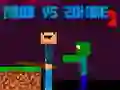 Igra Noob proti Zombiju 2 spletu