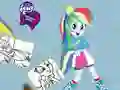 Igra Knjižica za barvanje Equestria Girls spletu