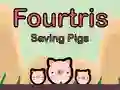 Igra Fourtris: Reševanje prašičev spletu Igra Fourtris: Reševanje prašičev spletu