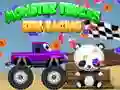 Igra Monster Trucki Otroške Dirke spletu
