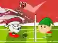 Igra Zimski nogomet Santa na glavi spletu Igra Zimski nogomet Santa na glavi spletu