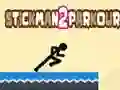 Igra StickMan Parkour 2 spletu