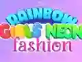 Igra Neonska Moda Družic Rainbow spletu Igra Neonska Moda Družic Rainbow spletu