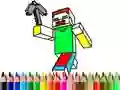 Igra Nazaj v šolo: Minecraft barvanje spletu Igra Nazaj v šolo: Minecraft barvanje spletu