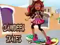 Igra Clawdeen na drsalkah spletu