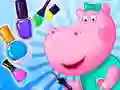 Igra Salon manikure Hipopotam spletu Igra Salon manikure Hipopotam spletu