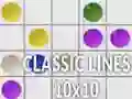 Igra Klasične črte 10x10 spletu Igra Klasične črte 10x10 spletu