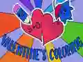 Igra Barvanje za valentinovo spletu
