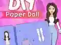 Igra DIY papirnata punčka spletu Igra DIY papirnata punčka spletu
