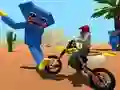 Igra Motokolesar proti Huggy spletu Igra Motokolesar proti Huggy spletu