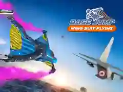 Igra Base jump z letalskim oblekom spletu