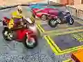 Igra Igra parkiranja težkih motorjev v mestu 3D spletu