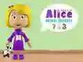 Igra Svet številk živali Alice spletu