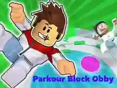 Igra Parkour Blok Obby spletu
