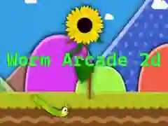 Igra Worm Arcade 2D spletu Igra Worm Arcade 2D spletu