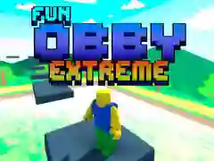 Igra Zabaven Obby Ekstrem spletu