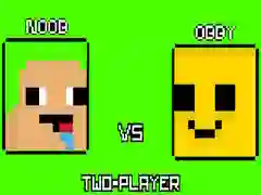 Igra Noob proti Obby Dva Igralca spletu Igra Noob proti Obby Dva Igralca spletu