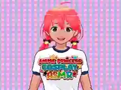 Igra Anime Princesa Cosplay ASMR spletu