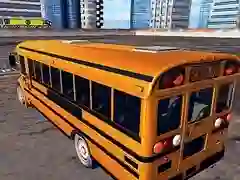 Igra Vožnja avtobusa v parkirišču spletu
