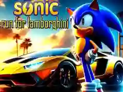 Igra Sonic Teče za Lamborghini spletu Igra Sonic Teče za Lamborghini spletu