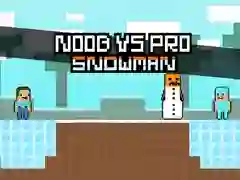 Igra Noob proti Pro Snežaku spletu Igra Noob proti Pro Snežaku spletu