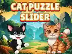 Igra Mačja Puzzla Drsnik spletu Igra Mačja Puzzla Drsnik spletu