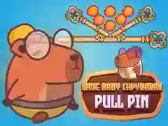 Igra Reši dojenčkov kapibara Pull Pin spletu Igra Reši dojenčkov kapibara Pull Pin spletu