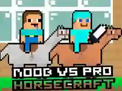 Igra Noob proti Pro HorseCraft spletu Igra Noob proti Pro HorseCraft spletu