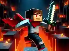 Igra Mineblock Obby spletu