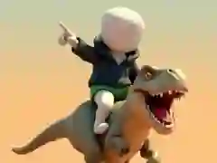Igra Stickman. Areno Dinosavrov spletu