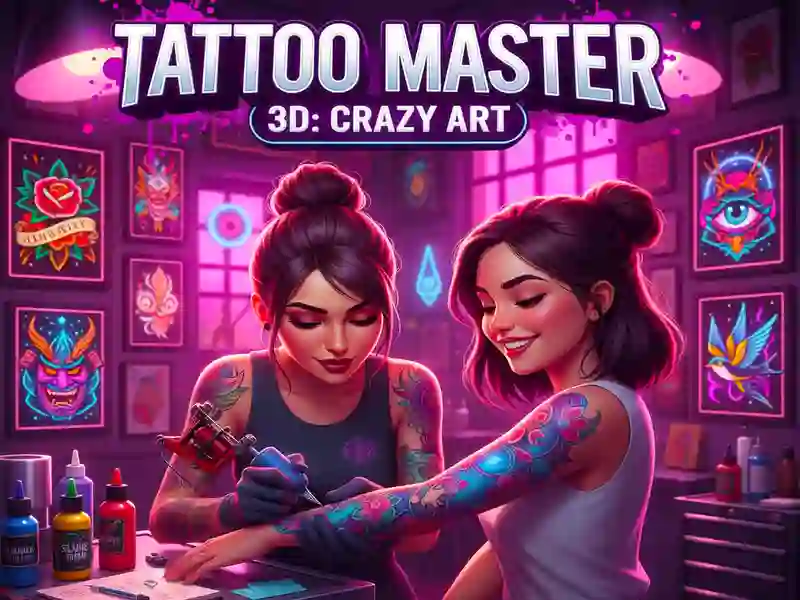 Igra Tattoo Master 3D: Crazy Art spletu