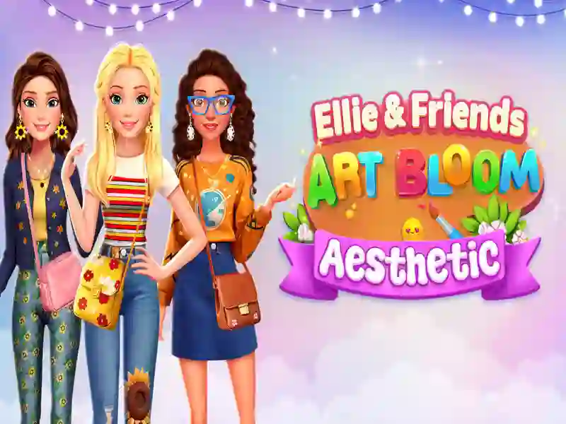 Igra Ellie in prijatelji estetika umetnost cvete spletu