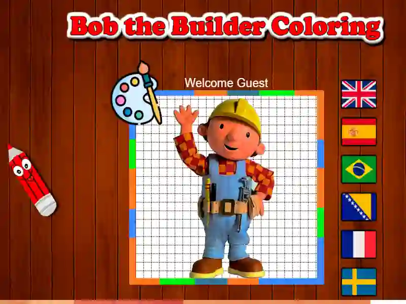 Igra Bob Builder Coloring spletu Igra Bob Builder Coloring spletu