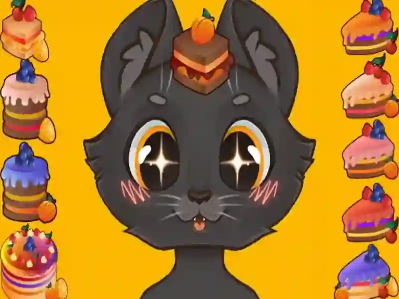 Igra Sladko poslovanje mačk: torte spletu Igra Sladko poslovanje mačk: torte spletu