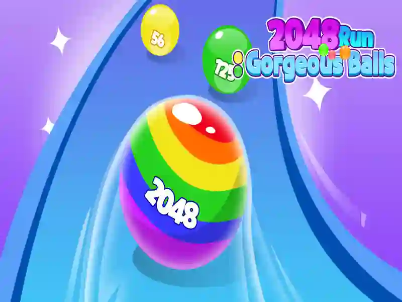 Igra 2048 Izstreli veličastne kroglice spletu