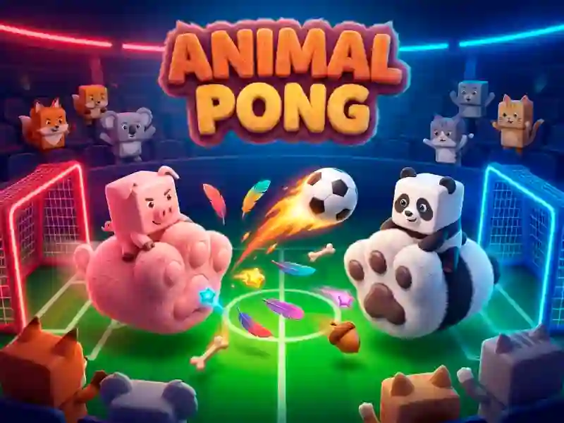Igra Animal Paws Pong spletu