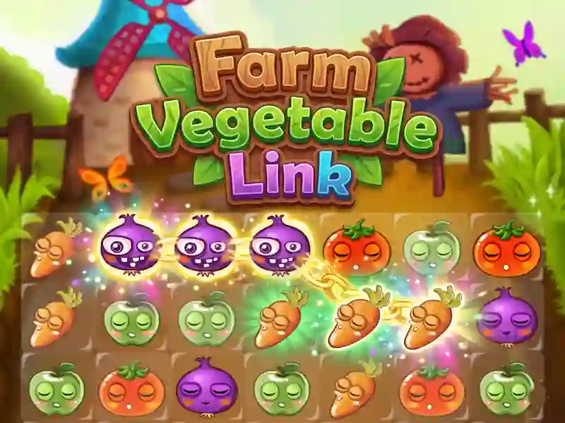Igra Farm Vegetable Link spletu