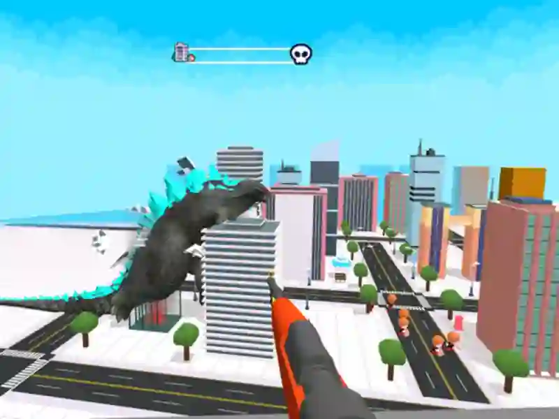 Igra Poiščite velikansko pošast spletu